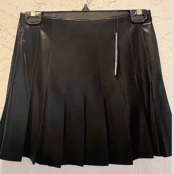 CARTER PLEATED VEGAN LEATHER MINI - Picture 8 of 13